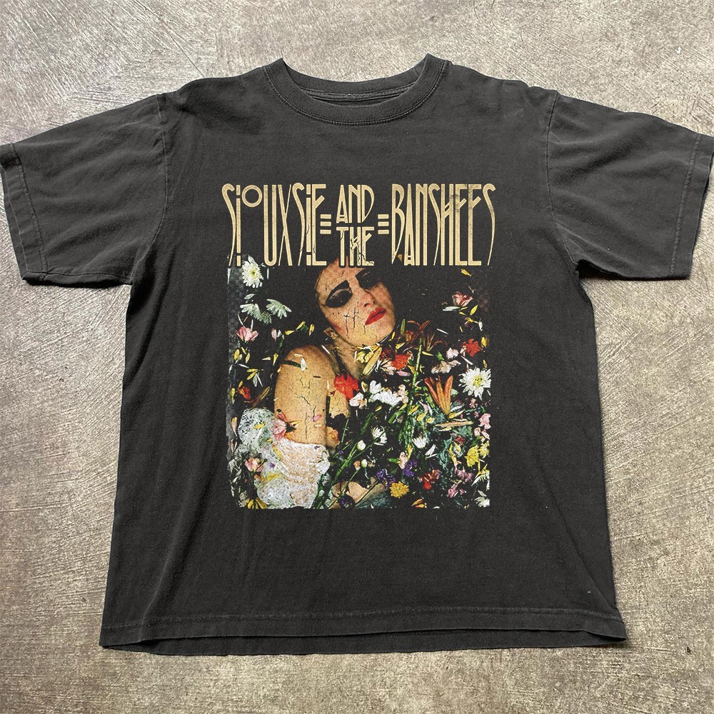 NEW! Siouxsie And The Banshees T-Shirt Retro  Unisex Black T-shirt Size S-5XL