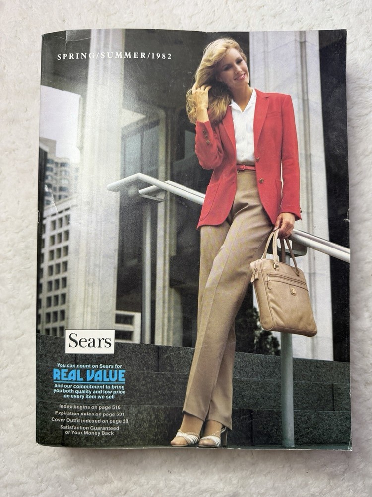 Vintage 1982 Sears Spring Summer Catalog Retro 80s Fashion Home Decor Electronic