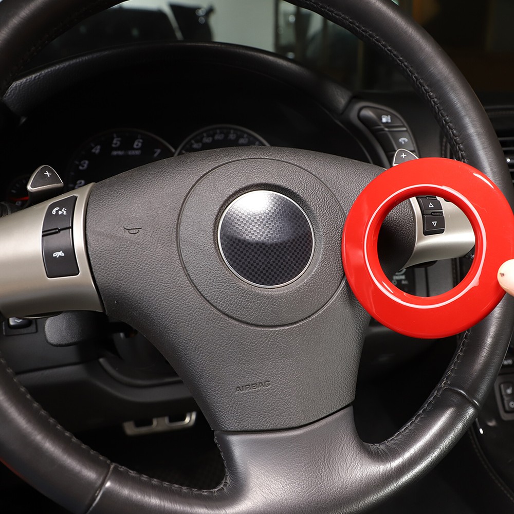 For Corvette C6 Z06 2005-16 Car Center Steering Wheel Trim Decorate Accessories