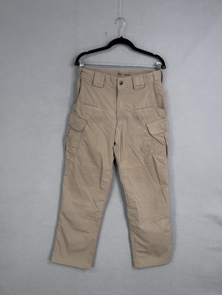 5.11 Tactical Pants Mens 30x30 Beige Cargo Ripstop Work Tactical Utility Combat