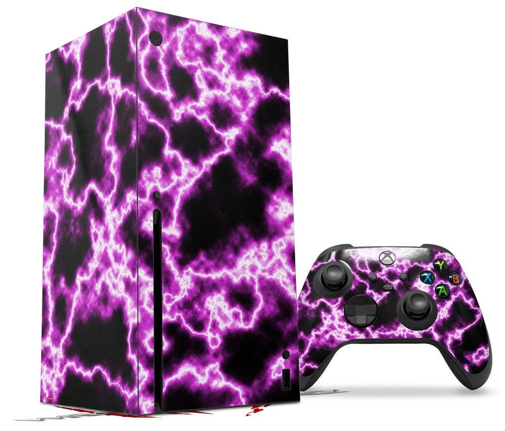 Skin Set for XBOX Series X Electrify Hot Pink