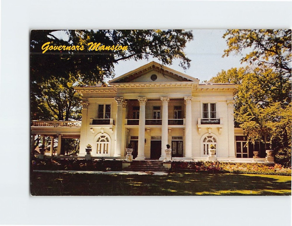 Postcard Governor's Mansion Montgomery Alabama