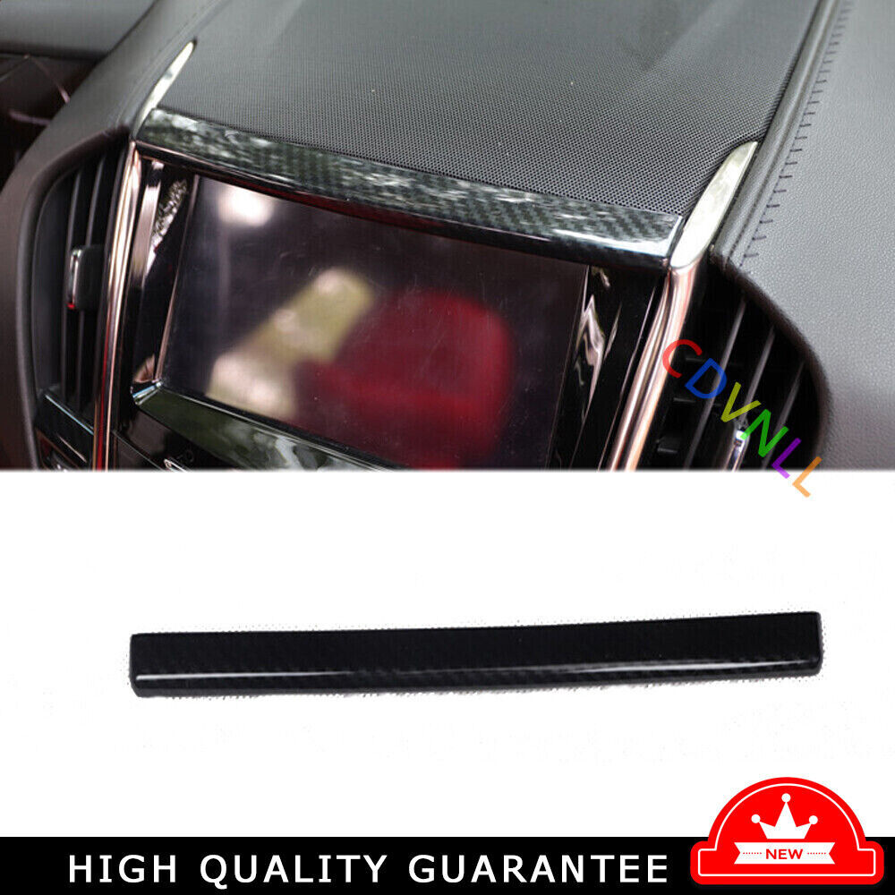 Carbon Fiber Dashboard Strip Trim for 2014-17 Cadillac ATSL Central Console