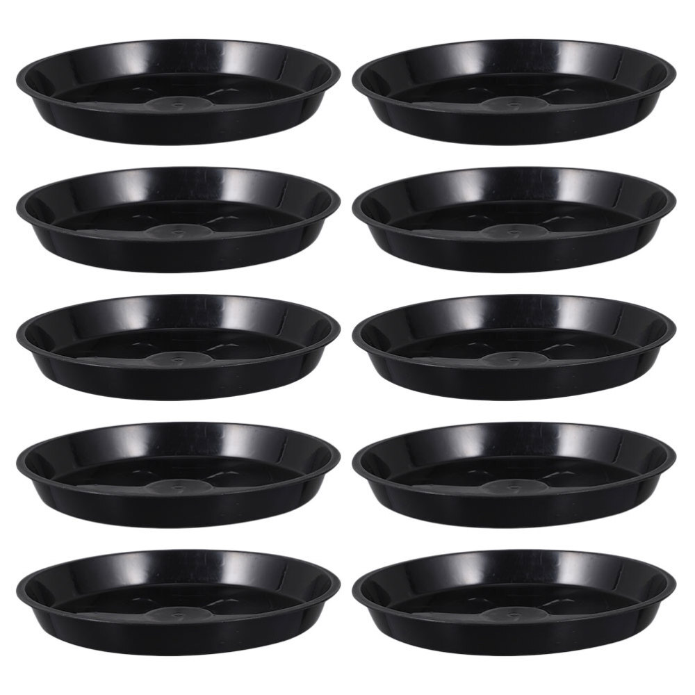 10 Pcs Small Plant Pots Flower Tray Practical Shopping Saucer