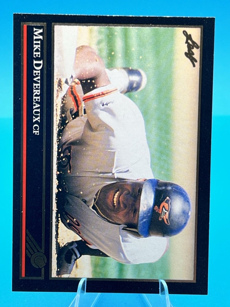 Mike Devereaux 1992 Leaf #79 Black Gold Baltimore Orioles