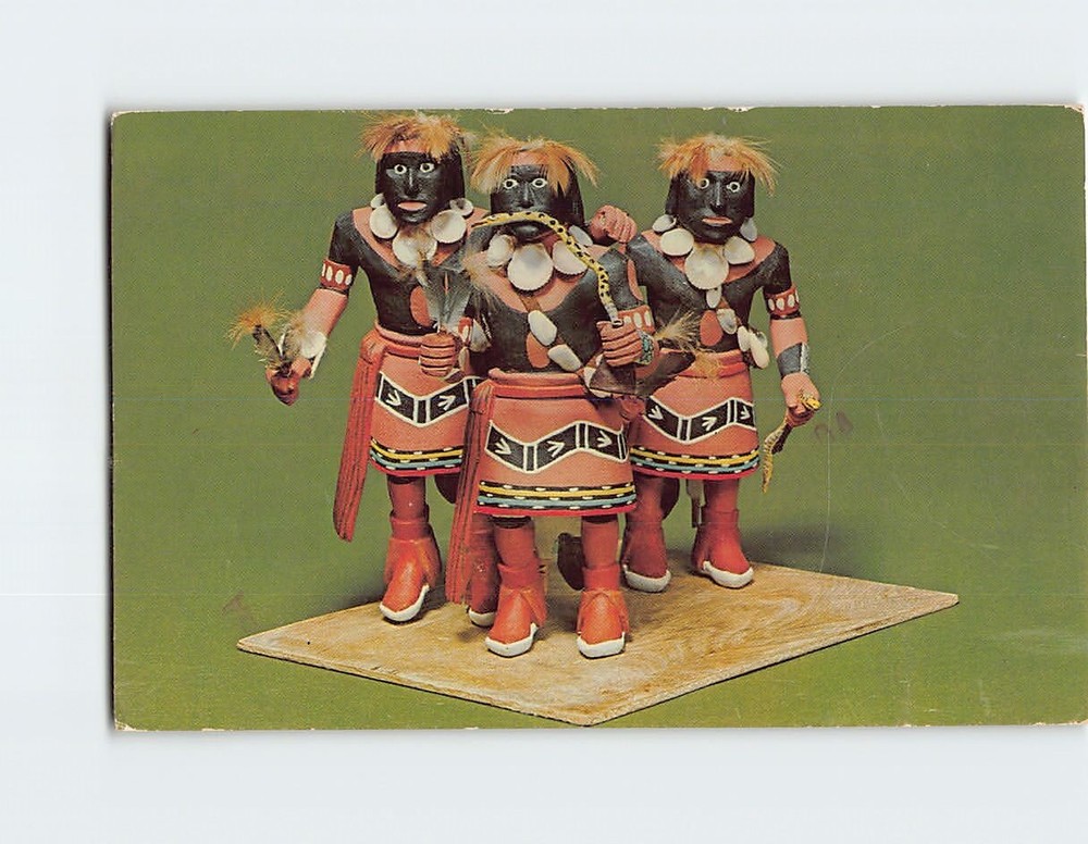 Postcard Hopi Snake Dance Group