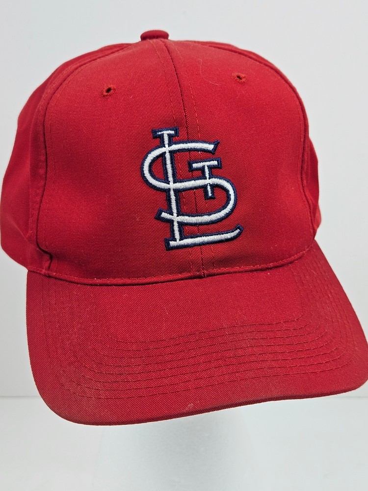 Vintage St. Louis Cardinals Hat Cap Snap Back Red MLB Baseball Trucker Mesh Mens