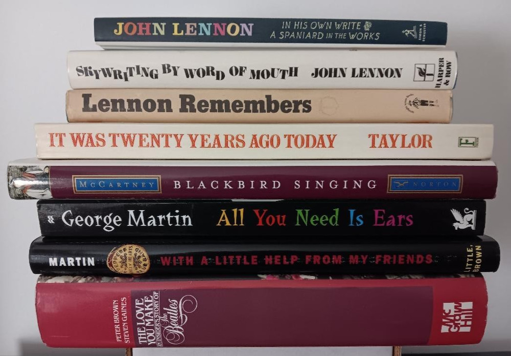 Beatles lot of 8 books PB/HC