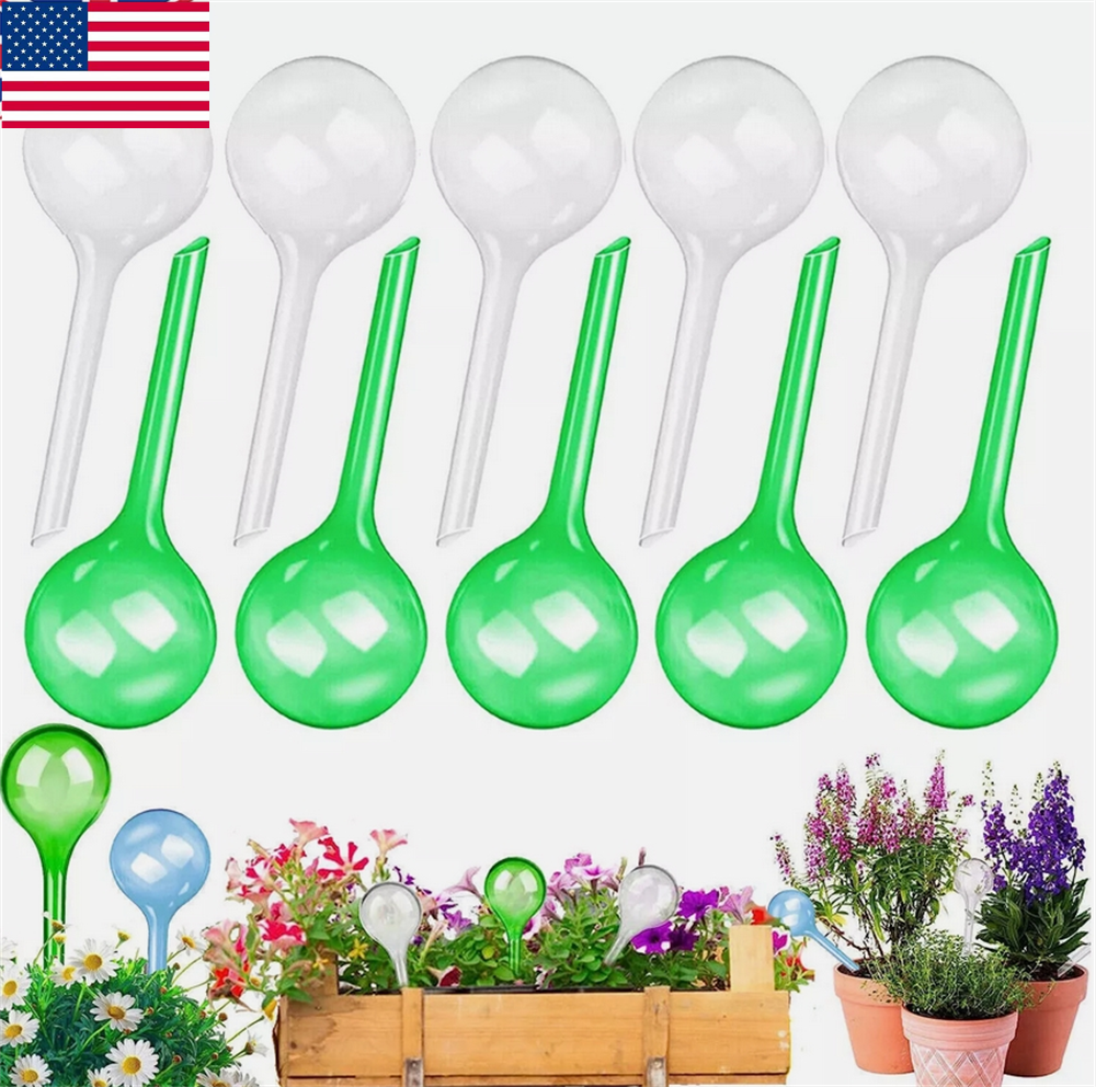 2-6 X Plant Self Watering Globes PVC Automatic Watering Bulb Garden Water Device