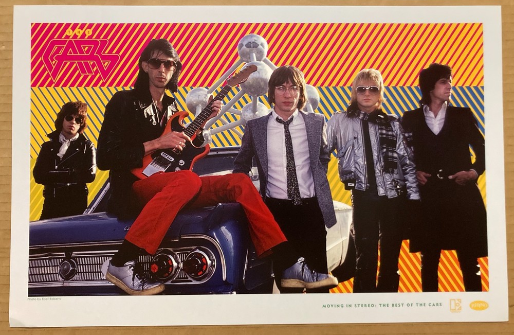 Ric Ocasek THE CARS 2016 PROMO LITHOGRAPH POSTER 4 best CD 17x11 NEVER DISPLAYED