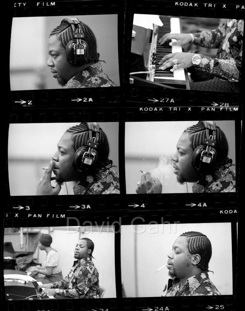 '74 Richard Tee Atlantic Records Studio Pianist Gahr 35mm 6 Negative Lot A942