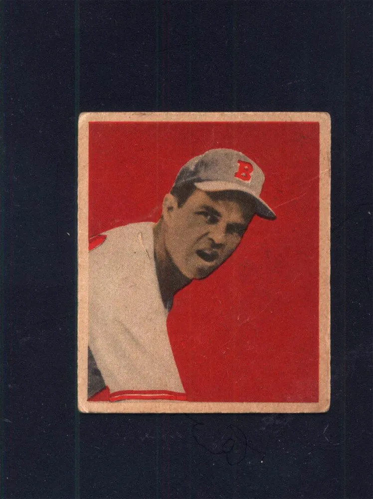 1949 Bowman #47 Johnny Sain Braves (VG) 011644