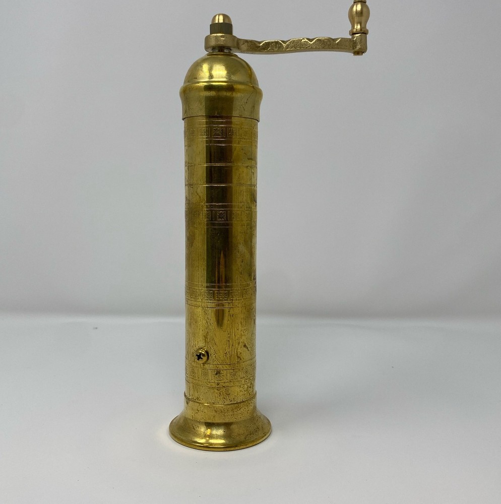 Alexander Home Original Greek Salt Mill, Brass, 8-Inch