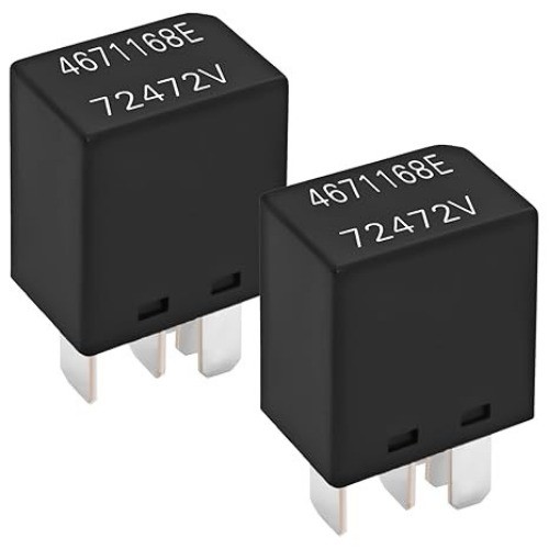 4671168E 72472M Fuel Pump Relay (Pack of 2) – 12VDC 5-Pin SPDT Automotive Relay