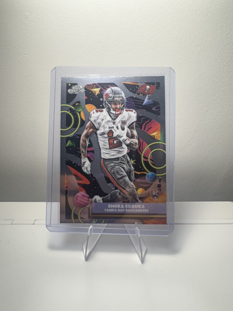 Topps Chrome Cosmic 2025 Rookie Emeka Egbuka RC #192 Tampa Bay Buccaneers Rookie