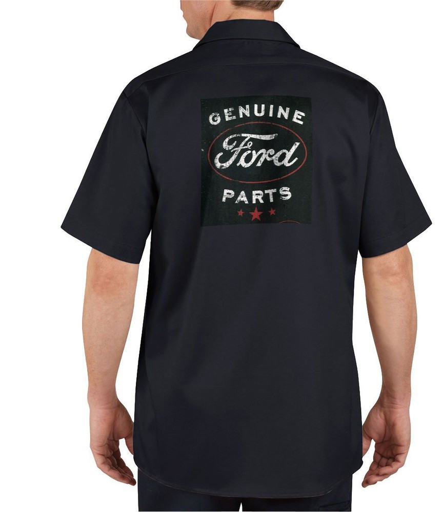 Genuine Ford Parts II - Mechanics Graphic Work Shirt Short Sleeve