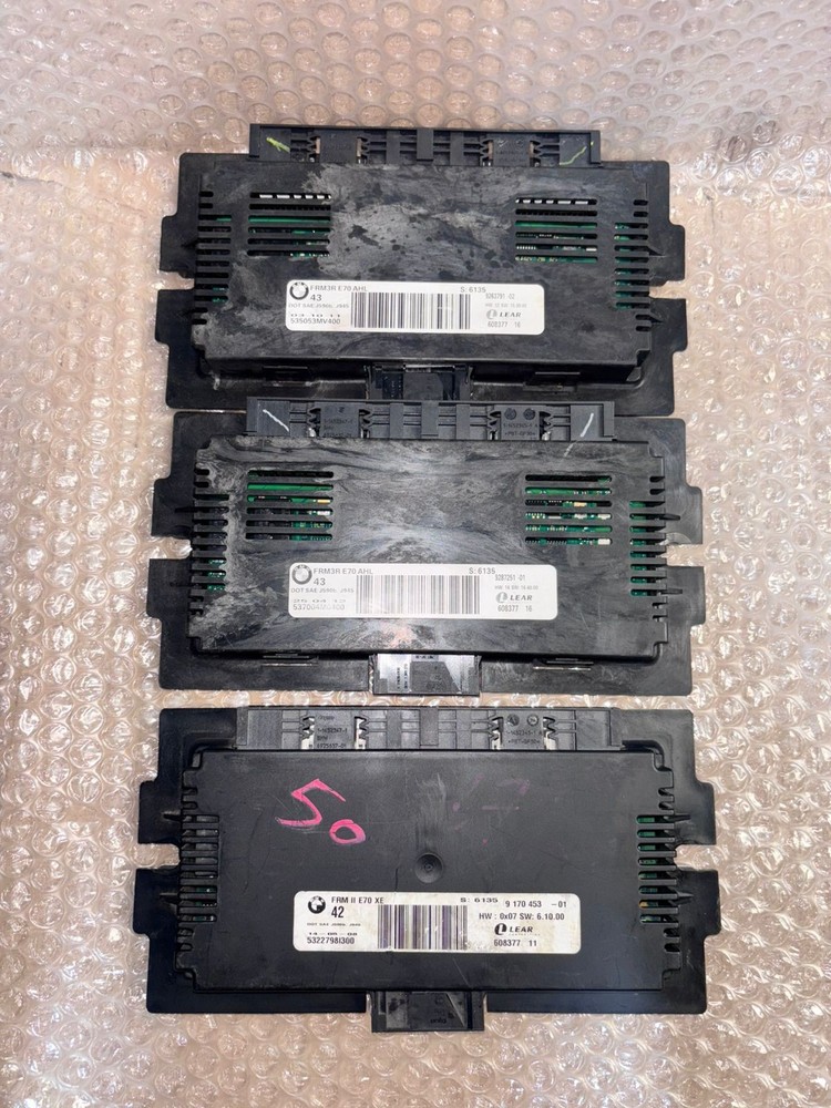 Bmw X5 E70 FRM Footwell Module Genuine 9263791 -9170453 - 9287251 LOTS 3PCS