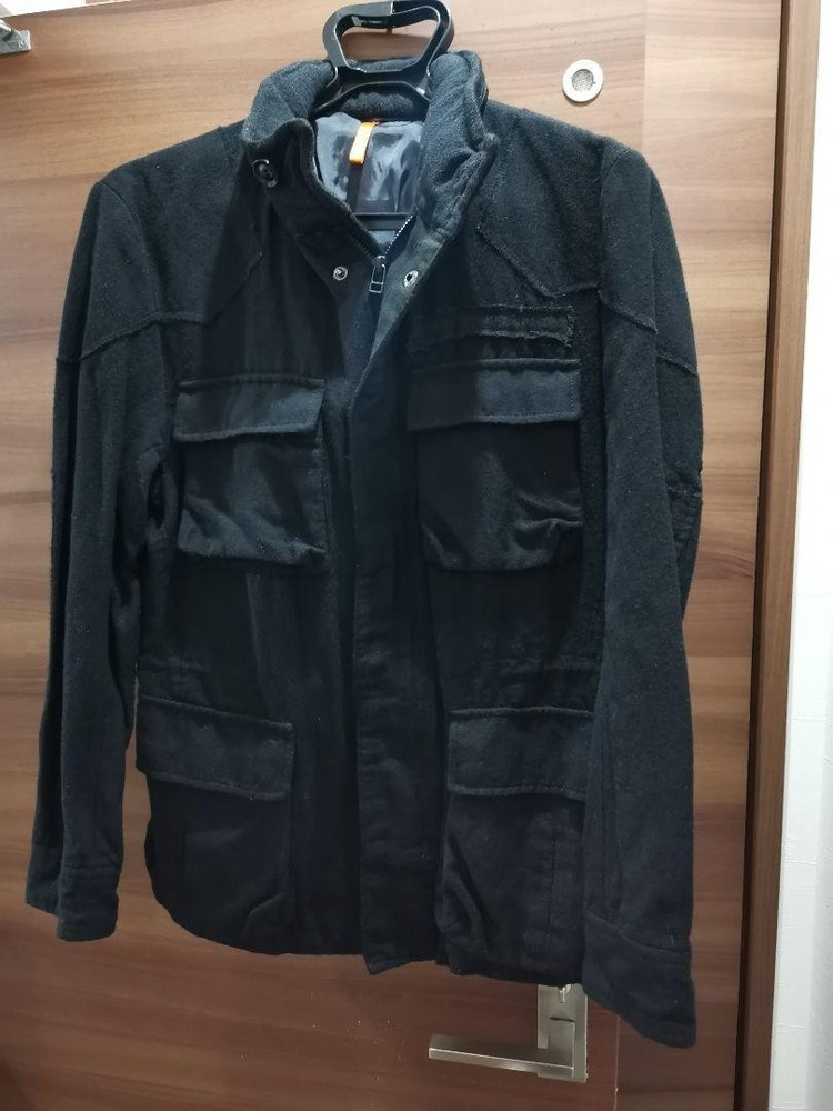 E.Z By Zegna Men M M-65 Wool Jacket Black Limited Edition Rare Model VHTF