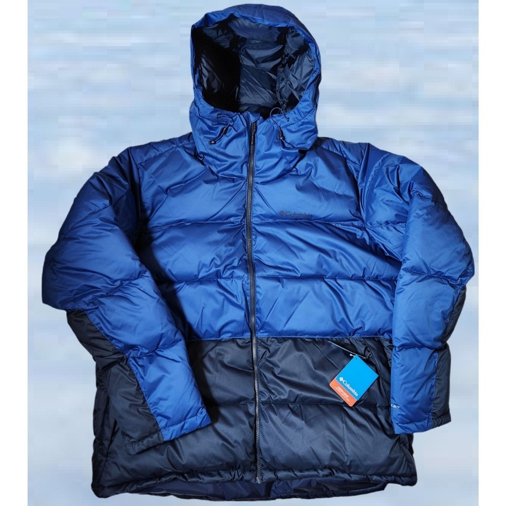 Columbia Men's Blue Slope Style Jacket XXL Waterproof Ski Coat