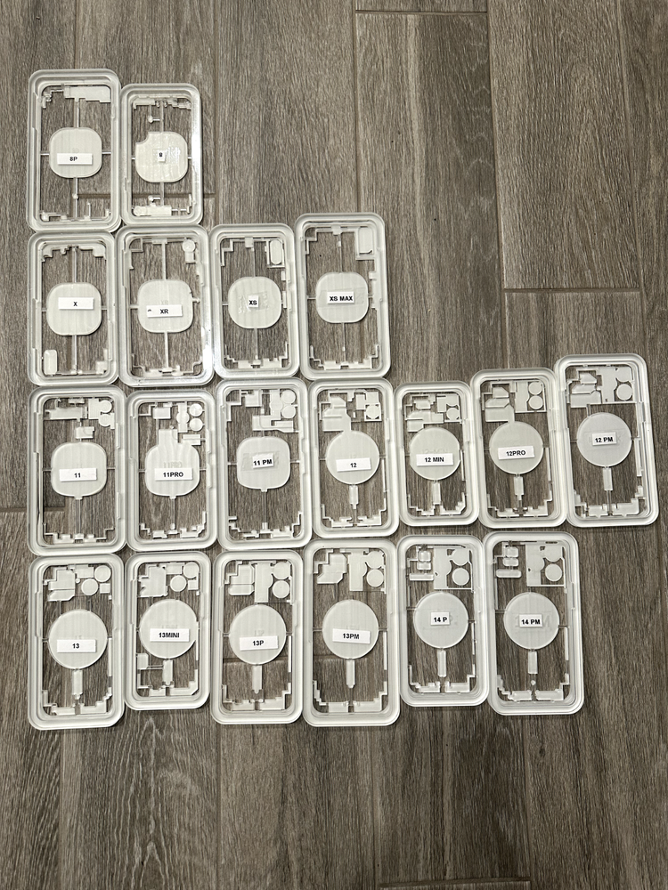 Back Cover Protection Molds For Laser Machine (M-Triangle) For All iPhone Models