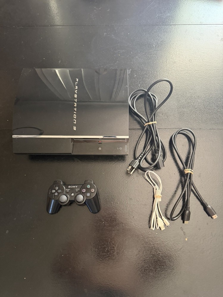 Sony PlayStation 3 PS3 60GB Bundle [Backwards Compatible] (CECHA-01) | READ