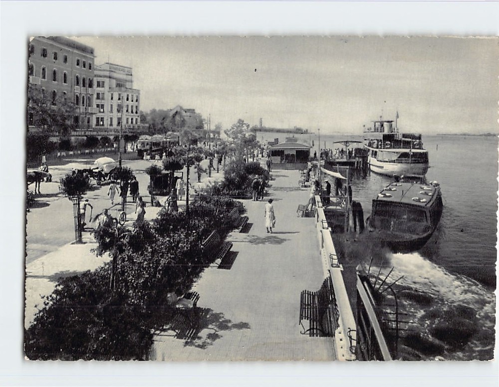 Postcard Santa Maria Elisabetta at the Lido of Venice Italy
