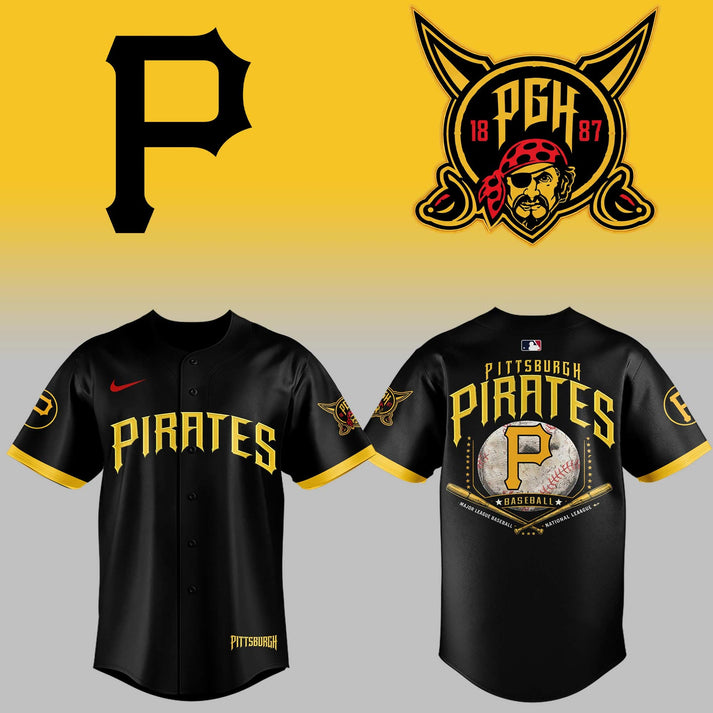Men's Pittsburgh Pirates 2026 City Connect Baseball Classic - Size S to 5XL