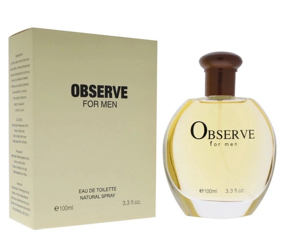 Observe by Royal Fragrance  3.3 Fl oz EDT Spray for Men