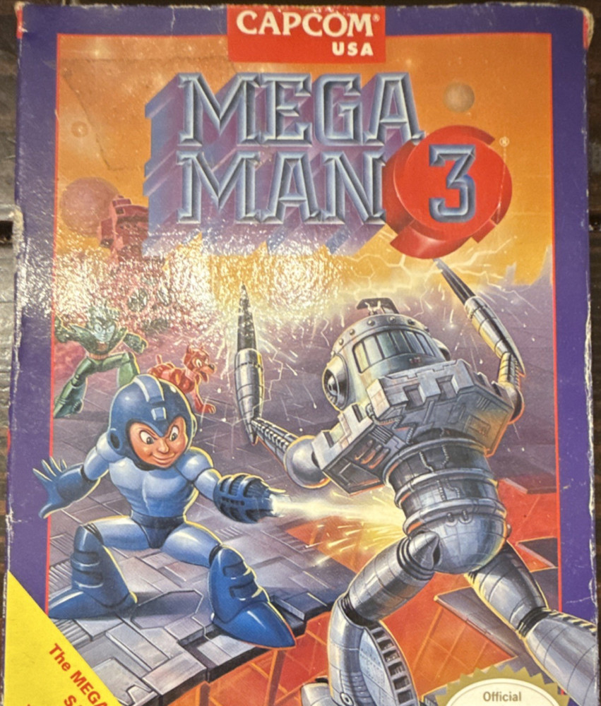 Capcom Mega Man 3 Nintendo NES w/ Insert NTSC-U/C Platformer Action