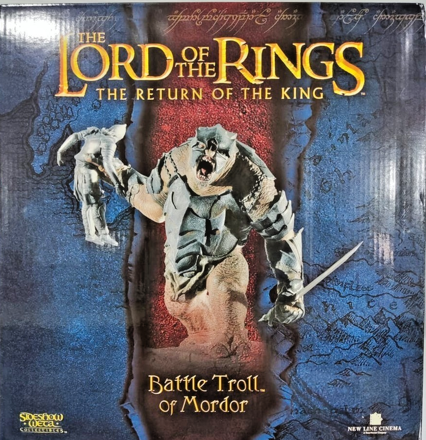 Battle Troll OF Mordor Lord Of The Rings LOTR Sideshow WETA Statue RARE
