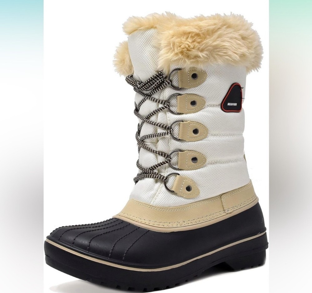 Dream Pairs Women’s Size 10 Snow Boots for Winter Warmth and Style