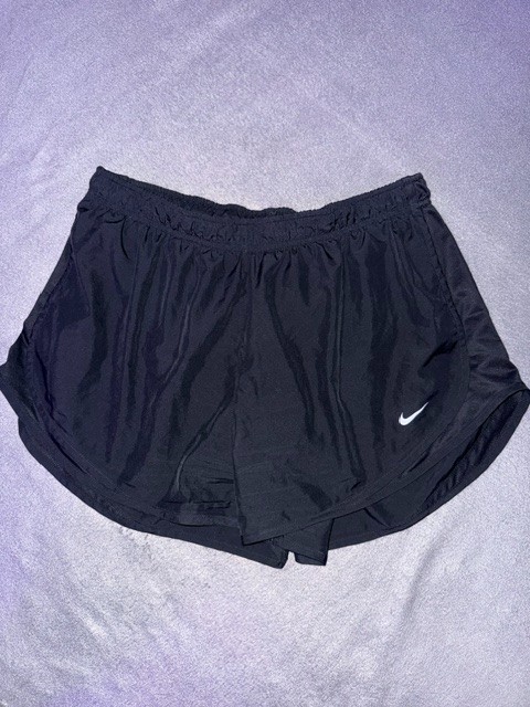 Nike Women’s Dri‑FIT Tempo Running Shorts Black Size XL Lightweight Athletic