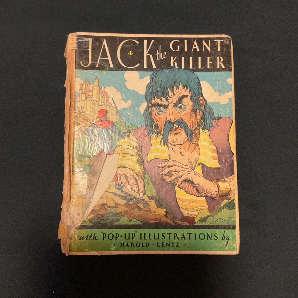 Jack the Giant Killer, book by Blue Ribbon Books, 1932 Harold Lentz#49