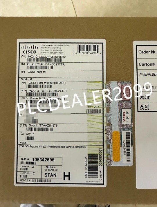 1PC New WS-C3850-24T-S Catalyst 3850 24 Port IP Base Qty Available *yt