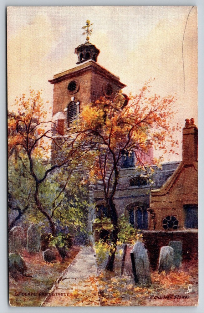 UK~London Churches~c1910 TUCK Aquarette Postcard
