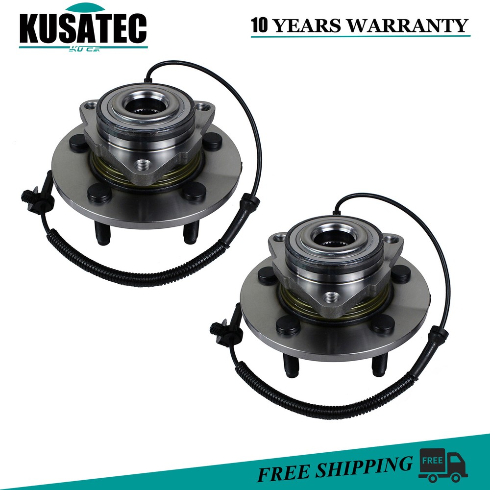 Pair Front Wheel Bearing Hub Assembly For Dodge Ram 1500 2006 2007 2008 w/ABS