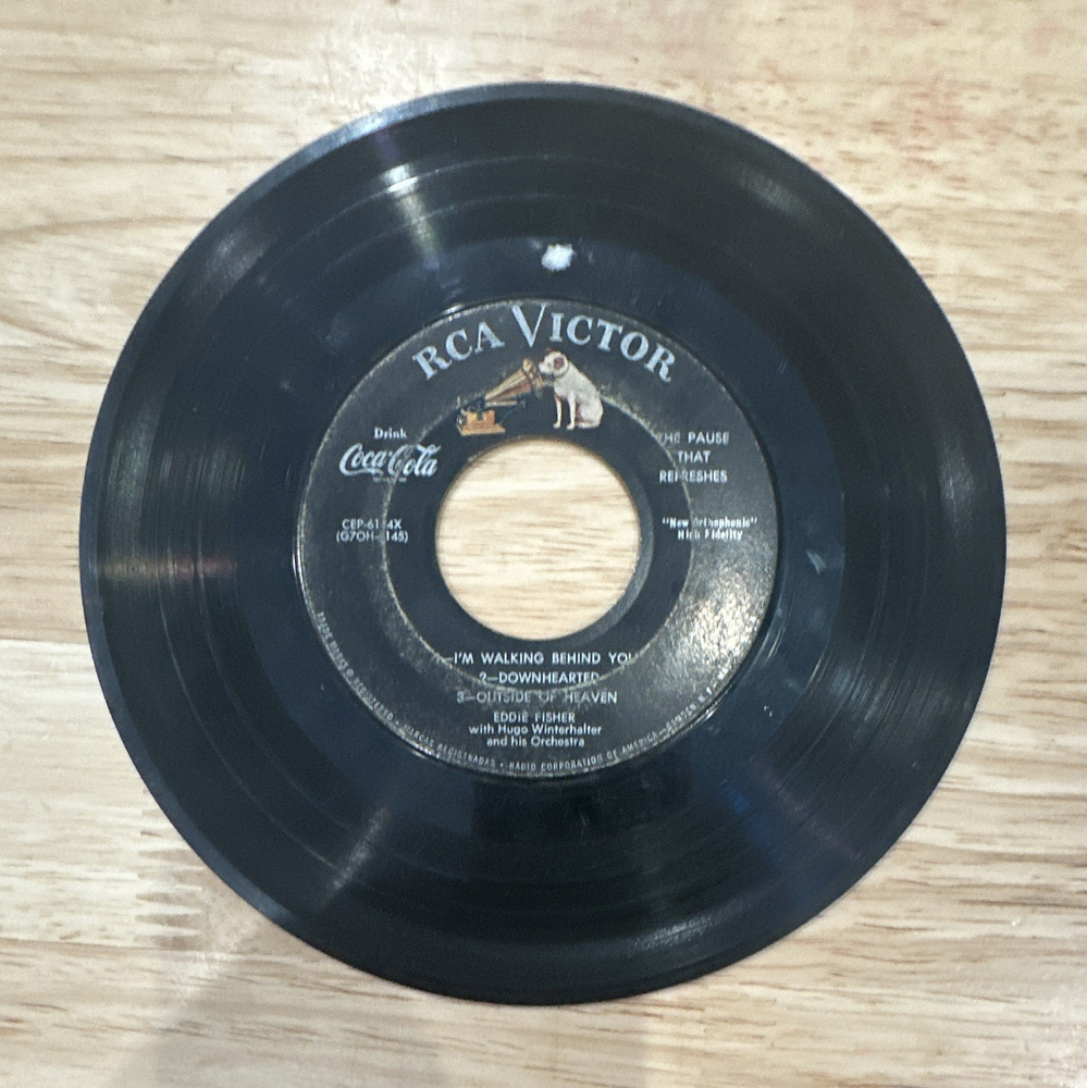 Eddie Fisher I'm Walking Behind You RCA Victor 7