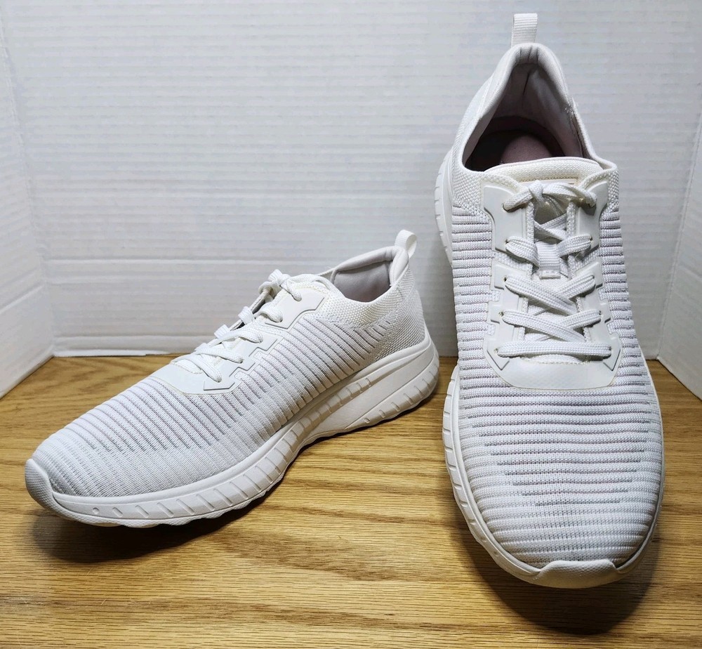 Skechers Bobs Squad Chaos Womens Sneakers Size 11 White & Pink Memory Foam EUC