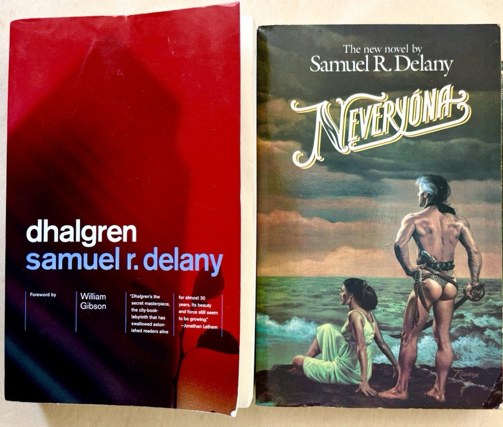 Dhalgren Neveryona Samuel R. Delany 2bk lot