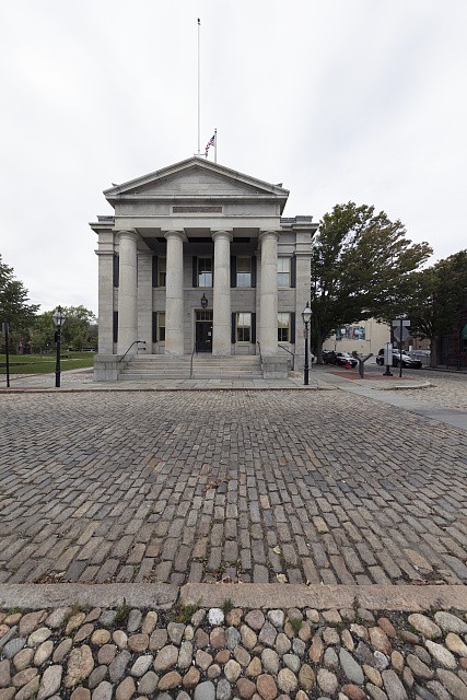 New Bedford Massachusetts U.S. Custom House Exterior 1910s Federal Building