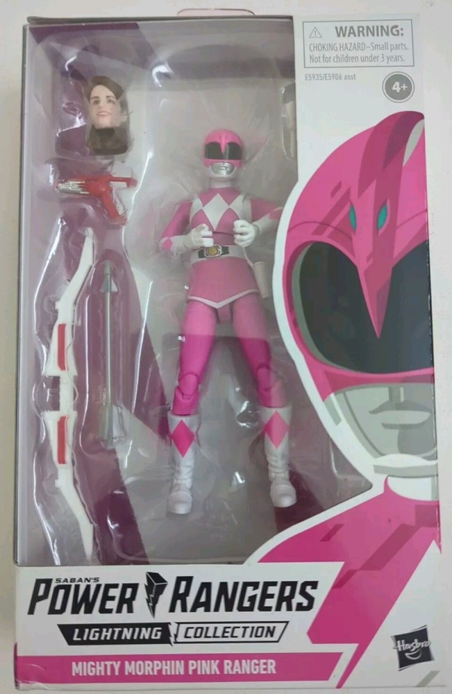Hasbro Mighty Morphin Power Rangers Pink Ranger Lightning Collection Action Figure
