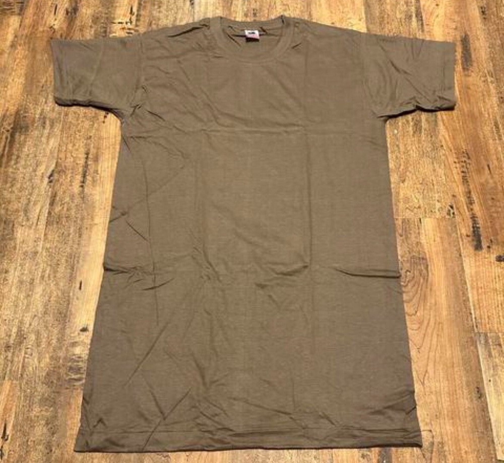 Vintage 90s Brown Fruit Of The Loom Blank Single Stitch Made In USA T Shirt L