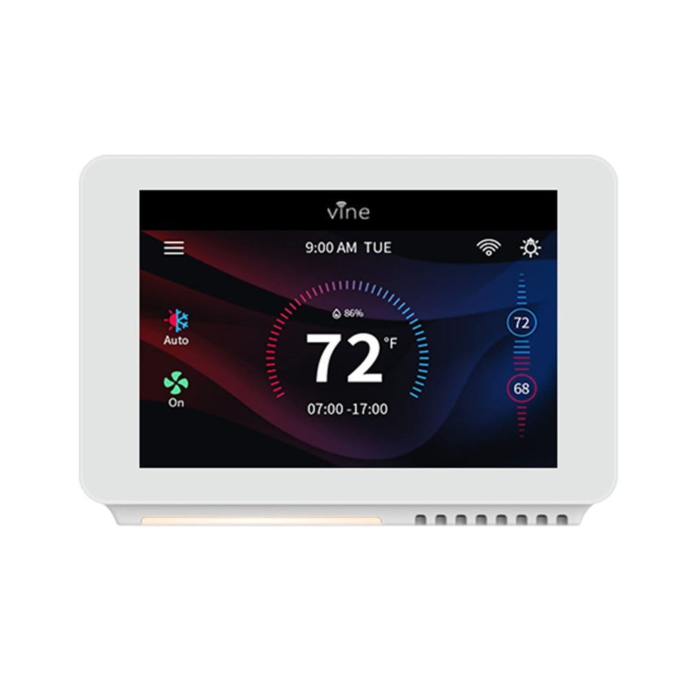 Vine Wi-Fi 7day & 8 Period Programmable Smart Home Thermostat - Wi-Fi TJ-919E...
