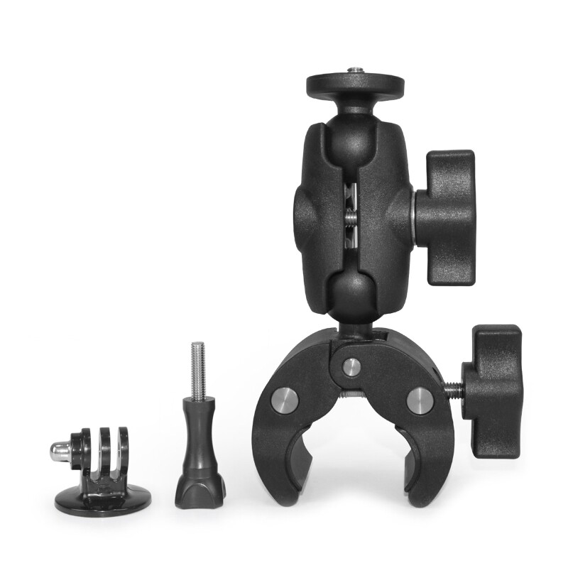 Motorcycle Fixed Bracket Adapter 25mm Ball for Head Handlebar Mirror Mount