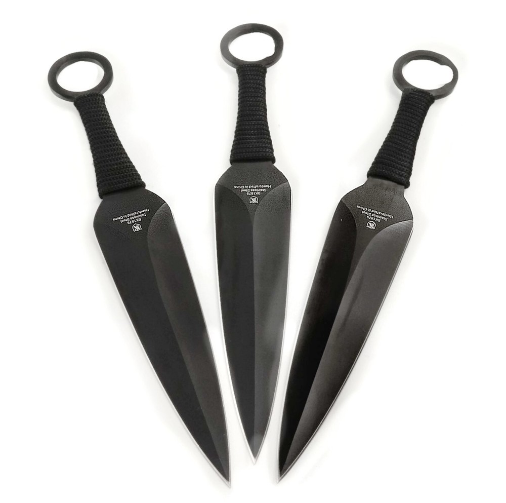 Triple Threat Kunai Ninja Tactical Throwing Knife Set 3 - 9