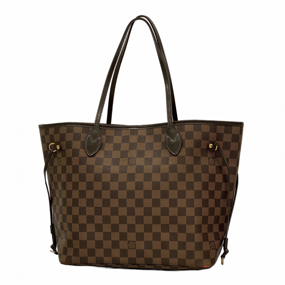 Louis Vuitton Damier Ebene Neverfull MM Tote Bag N51105