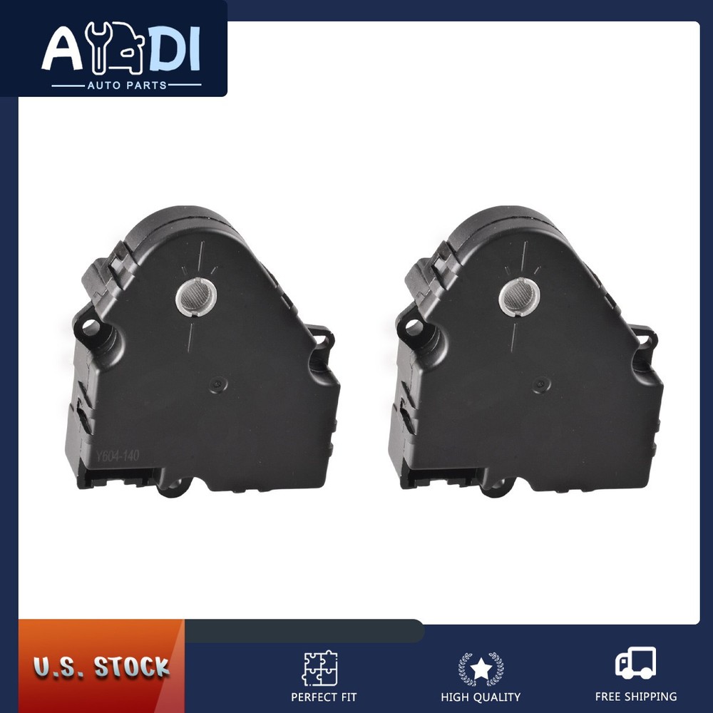 2x HVAC Heater Air Blend Door Actuator for Chevry Buick GMC Acadia 604-140