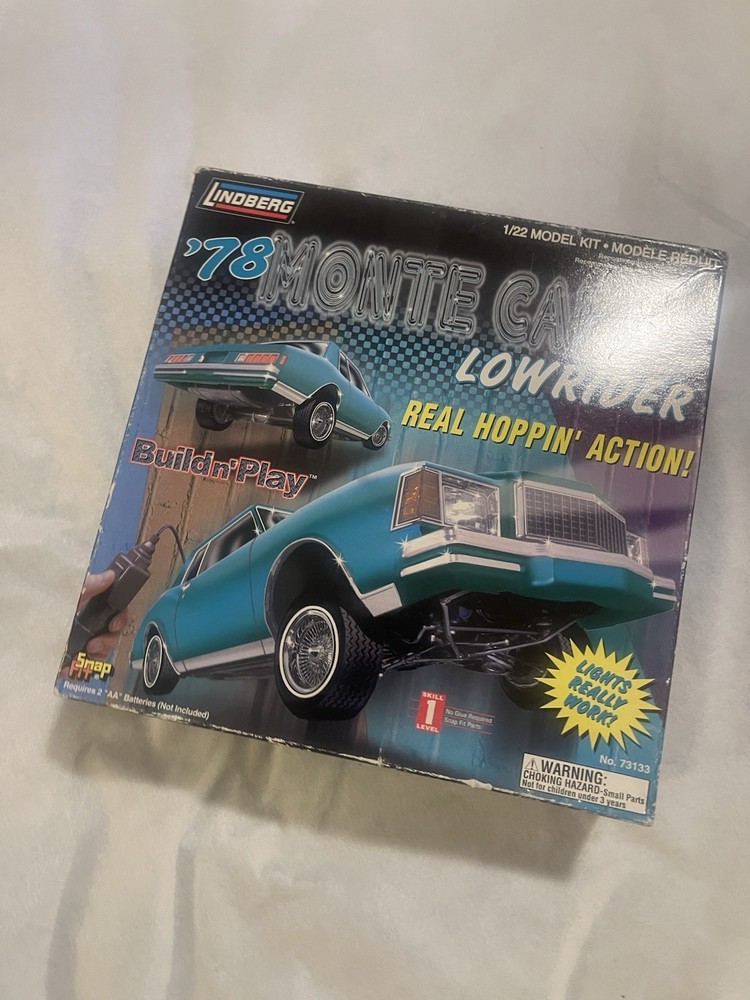 Lindberg '78 Monte Carlo Build n' Play Lowrider Hopper Model  Parts Only