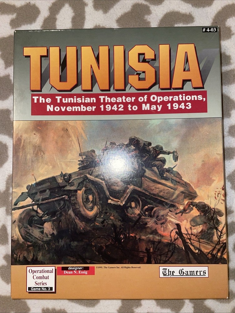 1995. The Gamers.  Tunisia.  Mint. Unpunched. Complete.