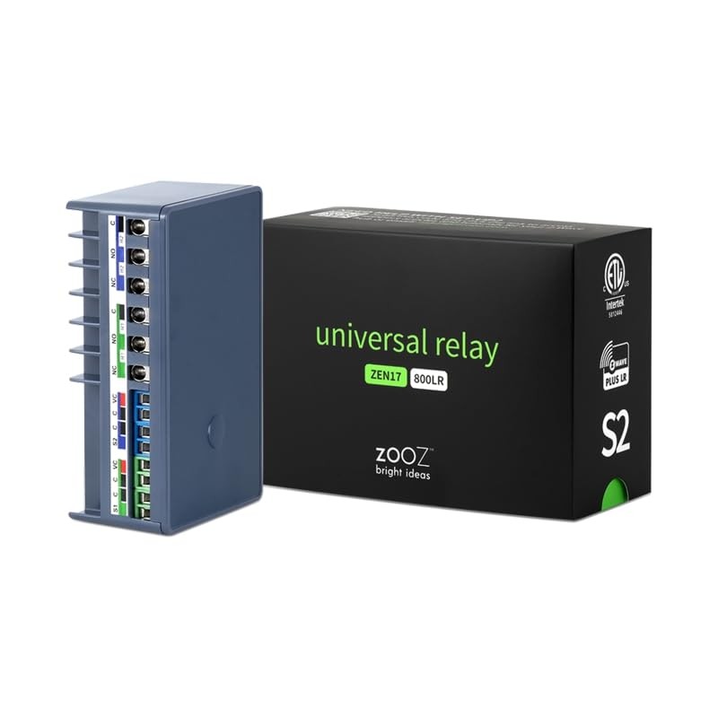 Z-Wave Long Range Relay ZEN17 800LR for Awnings Garage Doors Sprinklers and More